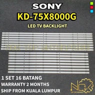 SONY KD-75X8000G TV LED BACKLIGHT BARU READY STOCK KD-75X8000 KD75X8000G KD75X8000