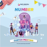 Number board/Kpop Demon Hunters Standee/
