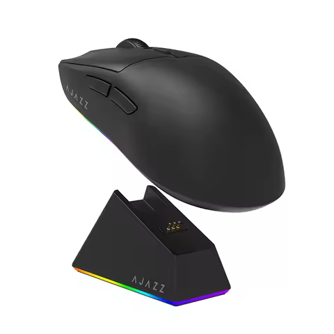 AJAZZ AJ139 V2 MC PAW3311 Wireless Gaming Mouse RGB Magnetic Charging Dock Macro Mice Bluetooth 1200
