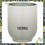 【Direct from Japan】THERMOS Stainless Steel Vacuum Insulated Cup, 240ml, Light Gray, JDT-240 LGY