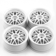 4pcs 52mm 1/10 RC On-Road Drift Racing Car Plastic Wheel Rim Wheel Hubs