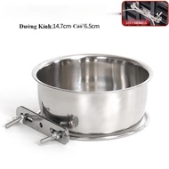 304 Stainless Steel Feeder (6,5cm) Weasel Feeder Dog Bowl Cat Bowl Civet Bowl Mink Feeder