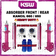 KSW PERODUA KANCIL ABSORBER FRONT / REAR HEAVY DUTY WITH MOUNTING AND BOOT COVER SUSPENSION