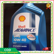 OLI SHELL ADVANCE AX7 4T 10W40 800 ML SEMUA MOTOR BEBEK OLI SHELL ADVANCE BEBEK SPORT