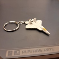 GANTUNGAN F-22 Raptor Airplane Keychain - Military Combat Jet Keychain