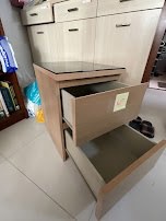 Two-drawer cabinet