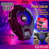 MEMO Phone Cooler DL05 DL01 FL05 Mobile Gaming Cooling Fan Radiator Handphone Game Kipas Penyejuk Te