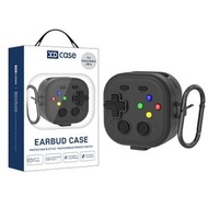 適用於三星 Galaxy Buds4 / 4 Pro XDcase 復古遊戲機耳機保護套（黑色）