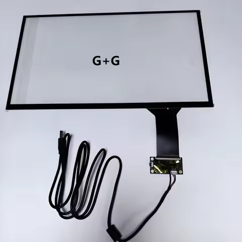 17.3 inch capacitive touch screen tempered glass G+G10 point win7 8 10linux Android system applicabl