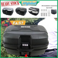 Box GSB 47L Box Motor Top Box Motorcycle + Monorack Y15zr Monorack lc135 Waterproof Yamaha Givi Box 