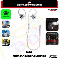 【1Yr Warranty】PLEXTONE G32 Gaming Headphones 10mm dynamic unit Sound positioning Dual resonant cavit