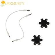 MXMUSTY Audio Splitter for Tablet MP3 MP4 Headphone Port 3.5 Jack 3.5mm Share Adapter