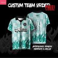 【Free Custom Name &amp; Number】MMXXIV ONE Jersey New Design 2024 Baju Tshirt Lelaki Thailand Viral Custom Jersey Tictok Ootd Retro Collar Jersey