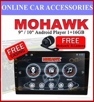 FREE CASING dan PASANG Mohawk Bosoko 1+16GB Android Player IPS Bluetooth GPS Wifi Alza Myvi Bezza Axia Viva Persona Saga