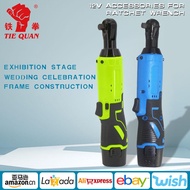 Ratchet Wrench 90 Degree Angle Electric Wrench Rechargeable Ratchet 12v Rechargeable Wrench Lithium 