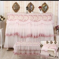 piano piano yamaha stool yamaha keyboard piano piano 88 keys Modern Simple Fabric Lace Piano Cover S