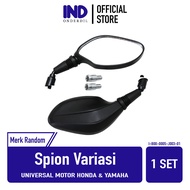 Spion-Sepion-Kaca Variasi Model Click-Klik Thailand Semua Jenis Motor Honda &amp; Yamaha Vario 125-150/Mio Lama-J-M3-Z-Soul-GT/Beat Karbu-Street-eSP-Sporty-FI/Scoopy/Spacy/PCX/NMAX/Aerox