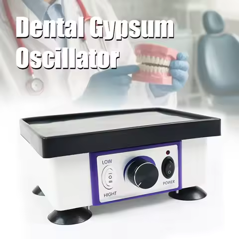 120W Dental Model Vibration Machine Square Quartet Lab Vibrator Equipment for Making Various Plaster