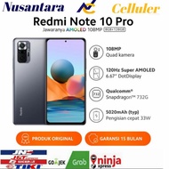 HP XIAOMI REDMI NOTE 10 PRO 8/128 GB - NOTE 10 PRO 8/128 GB GRS RESMI