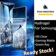 Soft Hydrogel Screen Protector Samsung Galaxy S21+ S21FE ULTRA S20 S20+ ULTRA S10 S10+ NOTE20 ULTRA 