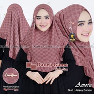 HIJAB BERGO MALAY REMPEL AMORA JERSEY CARSON ORI DAURA GAMA