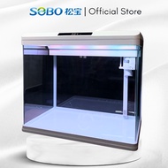 Aquarium SOBO akuarium SD-SERIES SD-380F SD-480F SD-580F comes with water pump and filtration system