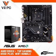 ASUS TUF GAMING B550-PLUS (WI-FI) and AMD Ryzen 5950x Processor Bundle