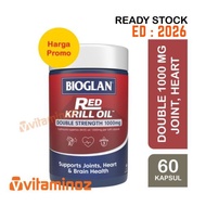 Bioglan Red Krill Oil Double Strength 1000 mg - 60 Kapsul