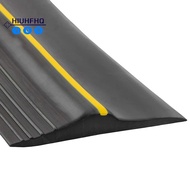 Universal Garage Door Bottom Threshold Seal Strip Weatherproof Rubber (10Ft, Black)