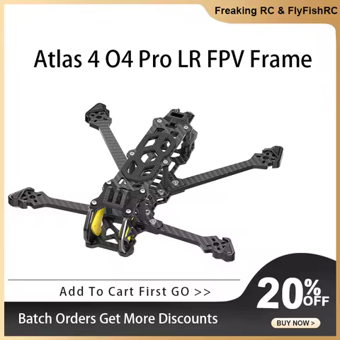FlyFishRC Atlas 4 O4 PRO LR FPV Deadcat Frame Kit