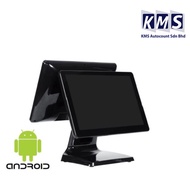 A1502A 15.6INCH DUAL SCREEN ANDROID TOUCHSCREEN POS TERMINAL STOREHUB LOYVERSE