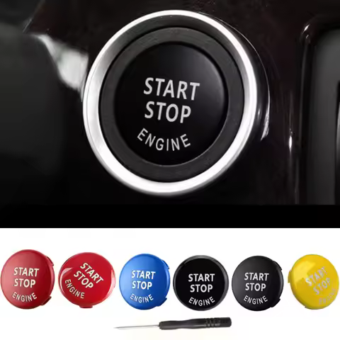 inter Parts Engine Start Stop Button Replace Cover For BMW E Series X1 X5 X6 Z4 E89 1 3 5 Series E90