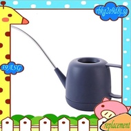 39A- Potted Long Mouth Watering Can Meaty Watering Tool Gardening Home Watering Pot(Gray)