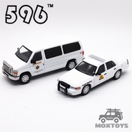 596Model 1:64 CV Utah State Police/E Los Angeles Sheriff Diecast Model Car