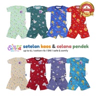 Scelta Baby And Kids - Short Sleeve Baby And Kids Clothes Set Unisex Large SizeBIG Stl F 193 Series 