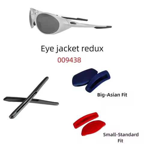 Hokklo Replacement Rubber Earsocks Nose Pads for Oakley Eye Jacket Redux OO9438 -Multi Choice Eye Gl