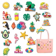 EVA beach bag hole bag accessories Rubber Beach Bag decorative buckle PVC Soft Rubber DIY Accessorie