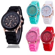 Geneva Quartz Watch Ladies Fashion Watches Casual Jelly Rubber Wrist Watch Jam Tangan Gift | Geneva 