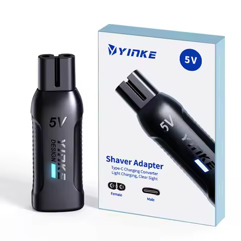 5V Upgrade Type-C Shaver Adapter Charger Converter for Philips Oneblade QP1924/QP2724/QP2834/QP4530,