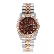 [ 💯 PREMIUM ITEMS ] BONIA Sapphire Jam Tangan Wanita Perempuan Stainless Steel Rosegold Ladies Luxur