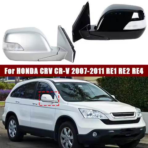 Car Accessories For HONDA CRV CR-V 2007 2008 2009 2010 2011 RE1 RE2 RE4Auto Outside Door Rearview Mi