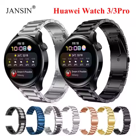 Stainless Steel Strap For Huawei Watch 3 Smartwatch Band For HUAWEI WATCH 3 Pro Bracelet Correa Watc