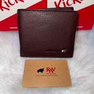 🔥RAV DESIGN SHORT WALLET ORIGINAL G3-90890 DOMPET GENUINE LEATHER +FREEGIFT