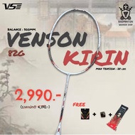 2022 Venson Badminton Racket Kirin Model + Grip Wrap + Carrying Case Only