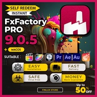 [SELF REDEEM] FxFactory Pro v9.0.5 Latest Full Version Plugins For FCP/Pr/Ae/Au/Logic/GarageBand/DaV