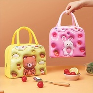 [EMD777] 3D Lunch Box Bag Children's Lunch Bag Character Food Cooler Storage Place