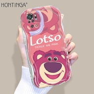 (Lokal Ready) Hontinga Casing Kartun Lotso Lucu Kasus HP Untuk Xiaomi Redmi Note 10 10S 11 11S Pro 5