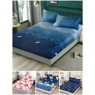Chinee Double Size Set (1 Bedsheet+2 pillowcase+2 Extra Pillowcase) 5 in 1 Bedsheet Canadian Cotton