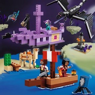 lego minecraft minecraft Suitable for Lego Minecraft Series 21264 End Shadow Dragon and End Ship Chi