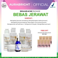 Aura Bright - Reguler Acne Package Skincare paket untuk kulit